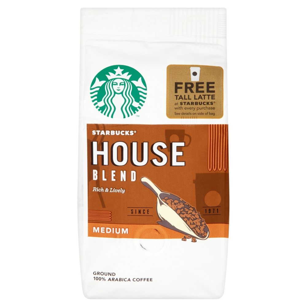 starbucks 星巴克 house blend咖啡粉 中度烘焙 每袋200克(6袋装)