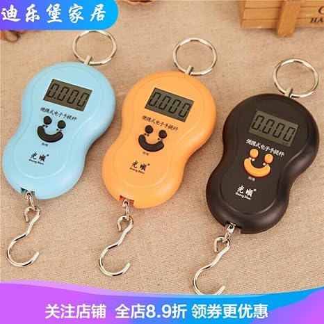 无背光葫芦手提秤厂家批发中文英文挂钩行李秤