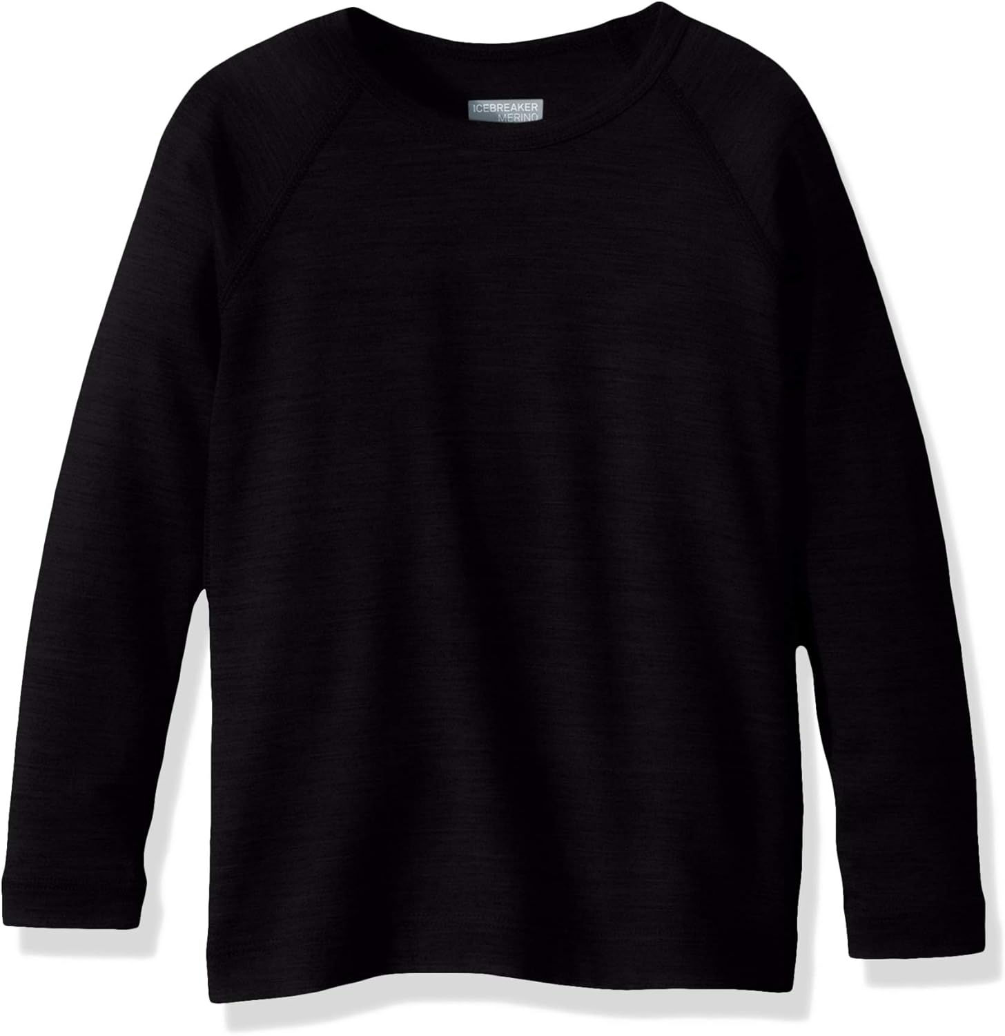 icebreaker merino kids oasis 长袖圆领上衣,黑色,尺码 03