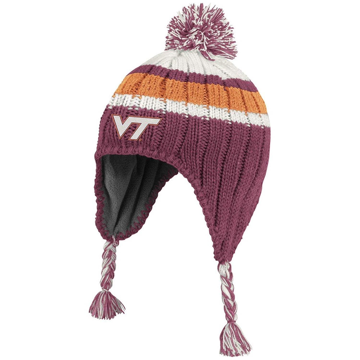 ncaa 中性款婴儿 / 幼儿弗吉尼亚州技术 hokies bison 无檐小便帽