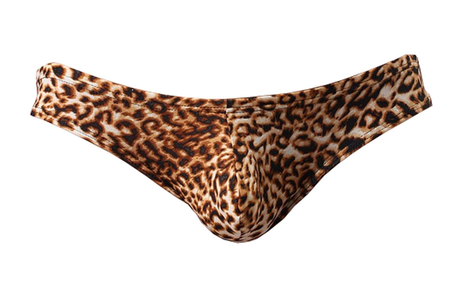 onefit 男式豹纹无缝低腰平底比基尼三角裤内裤