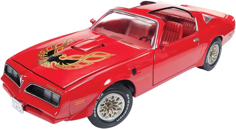 autoworld amm1160 出品的 1977 年庞蒂亚克火鸟变速器红色限量版 1