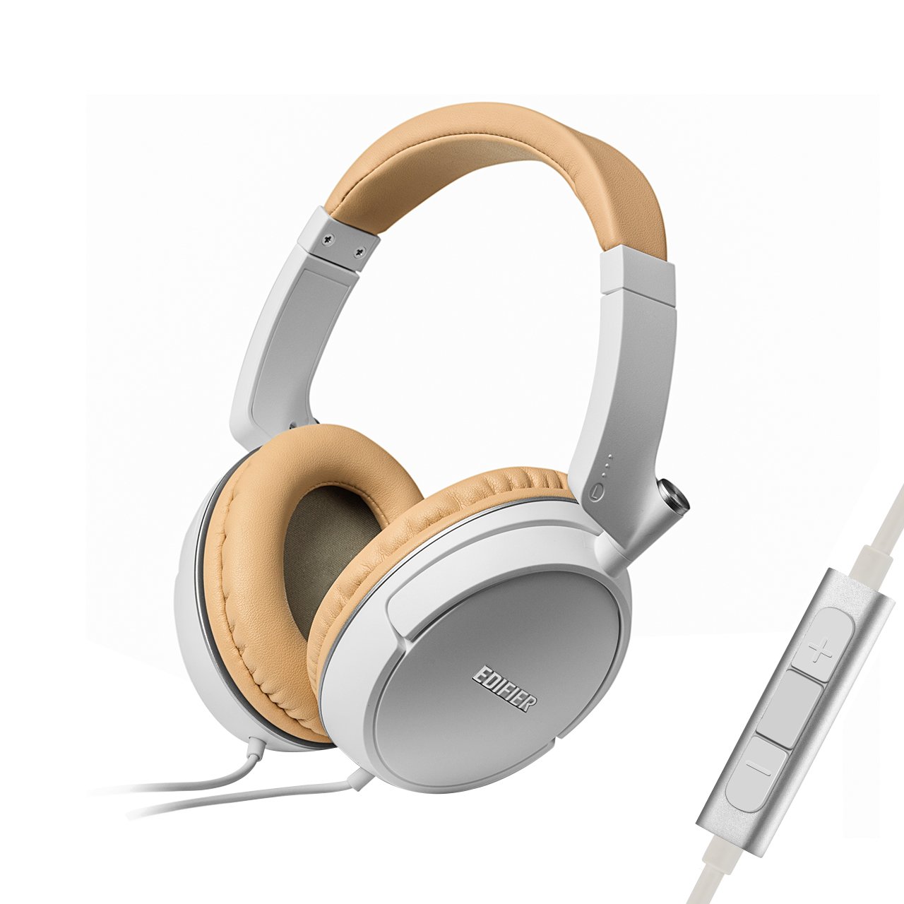edifier h840 有线头戴式耳机 白色 h840 upgrade version