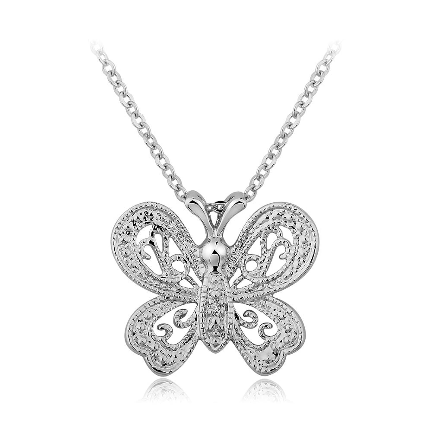 my fashion design 女款镂空蝴蝶项链 gsl172