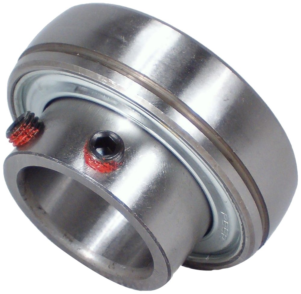 peer bearing fhs207-20 插入轴承,fhs200-g 系列,窄内圈,球面外圈,不