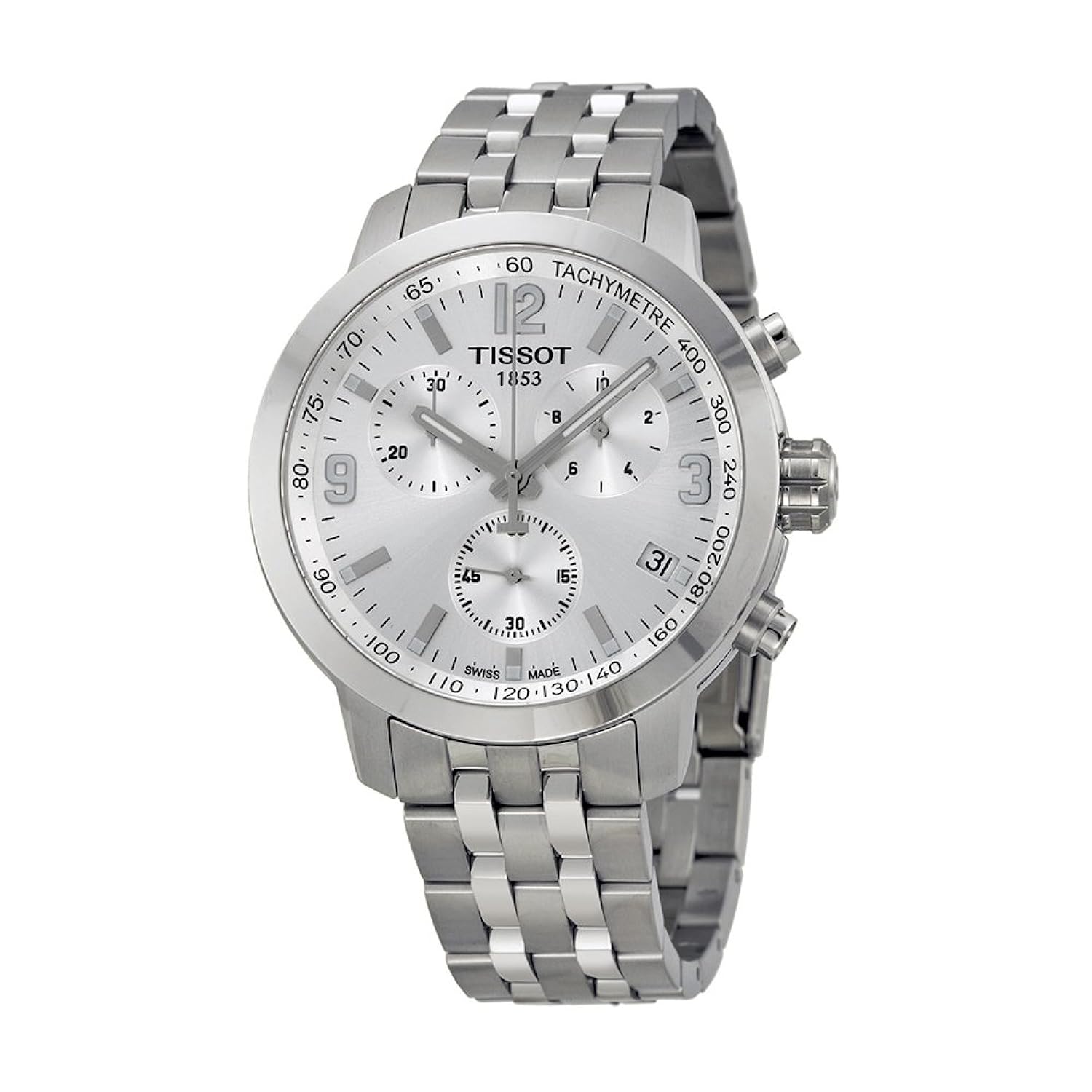 tissot prc 200 silver 计时石英运动型男式手表 # t055.417.11.037.