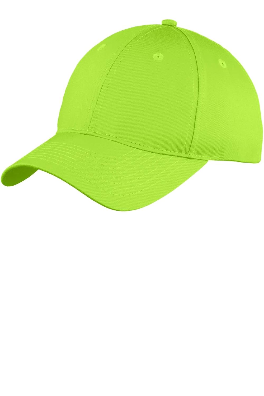 port & company boys six-panel unstructured twill cap yc914 -lime