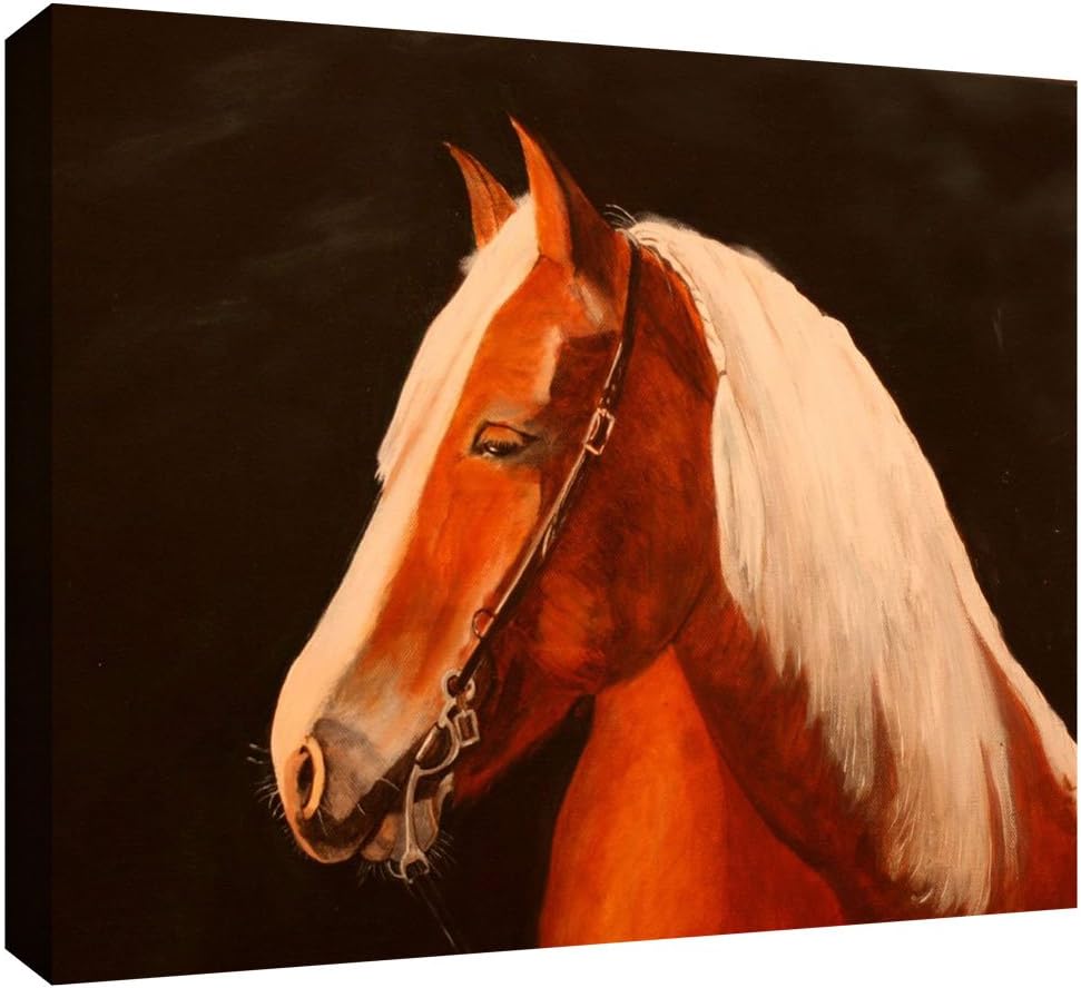 artwall lindsey janich horse painted gallery-wrapped canvas