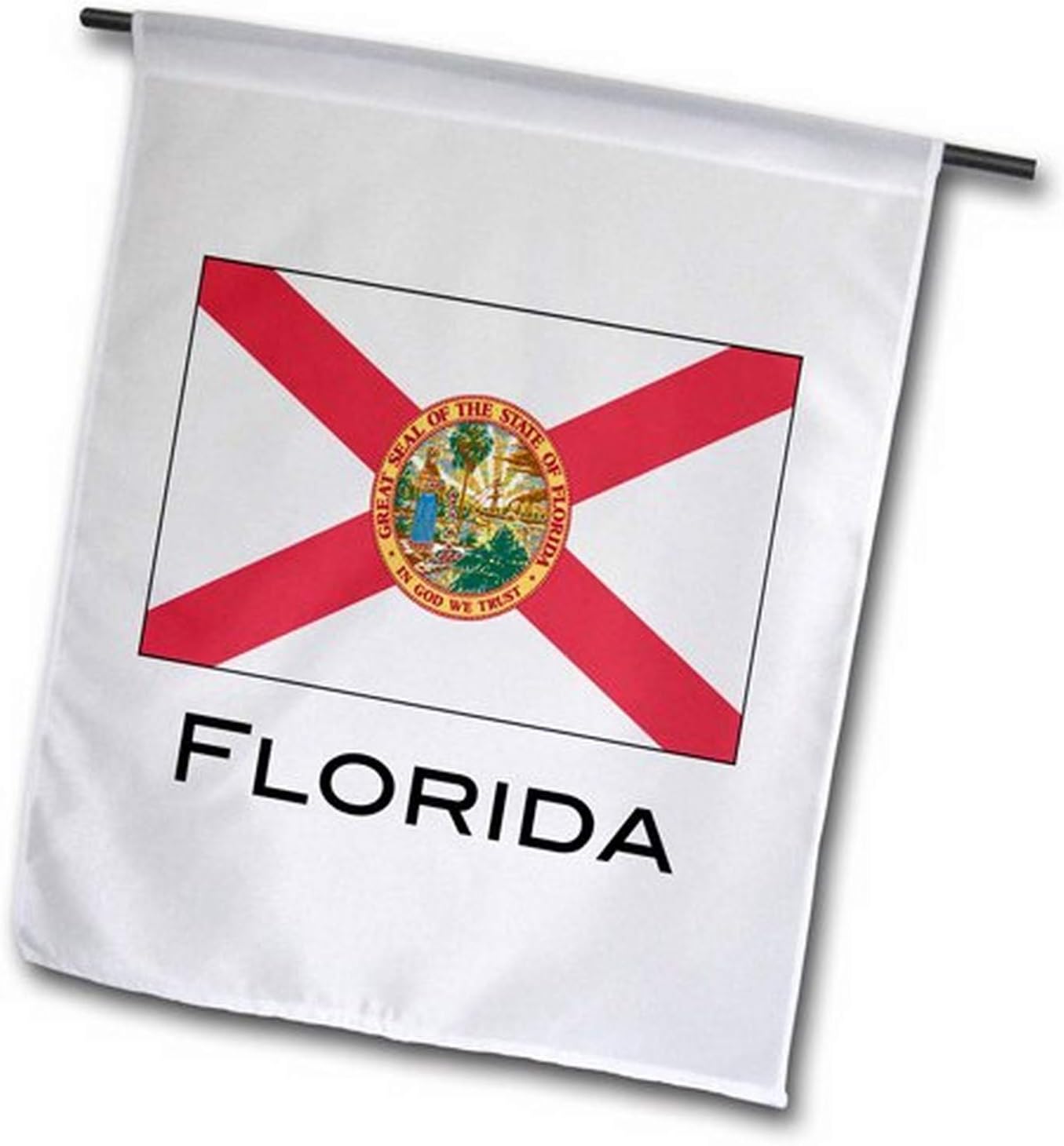 3drose fl_107359_2" 佛罗里达州国旗花园旗,18 x 27