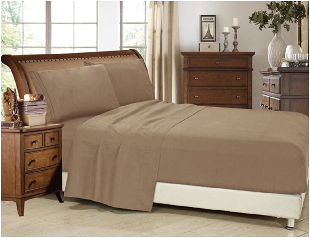 56 厘米深口袋)如埃及棉般的感觉 - 超柔软 浅棕色 que