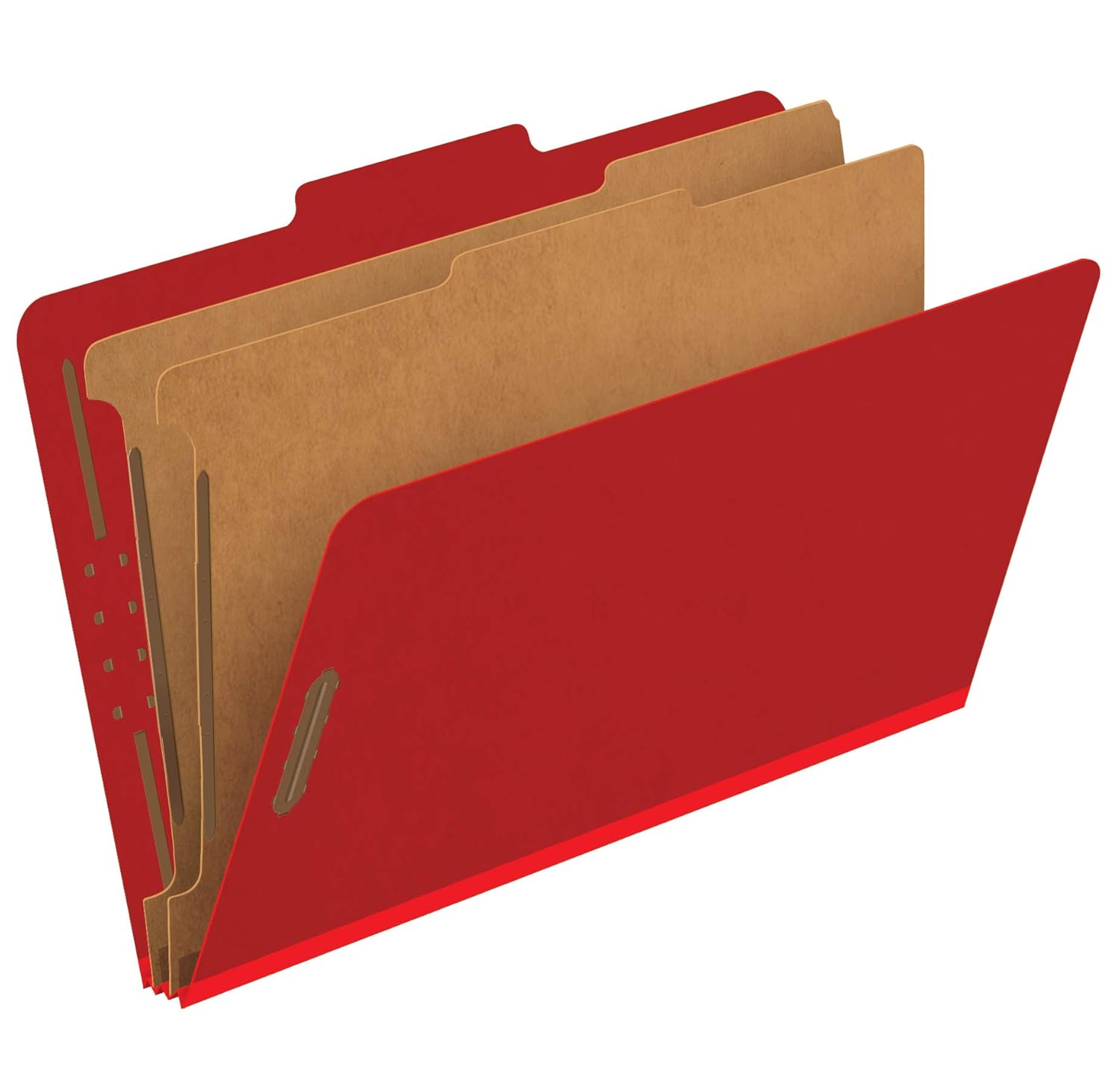 pendaflex 分类文件夹,标准,2 个隔层,嵌入式紧固件,2/5 剪切标签,亮