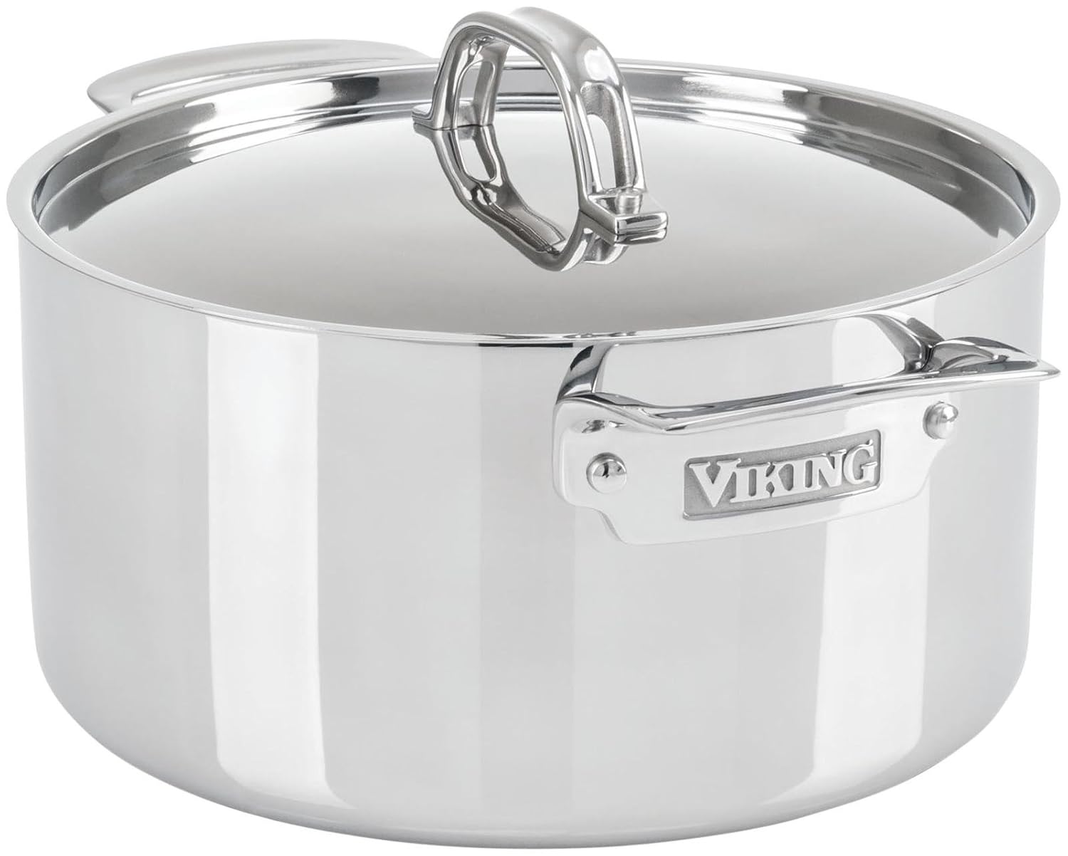 viking culinary 3 层不锈钢烤锅 银色 6 quart 4013-2006