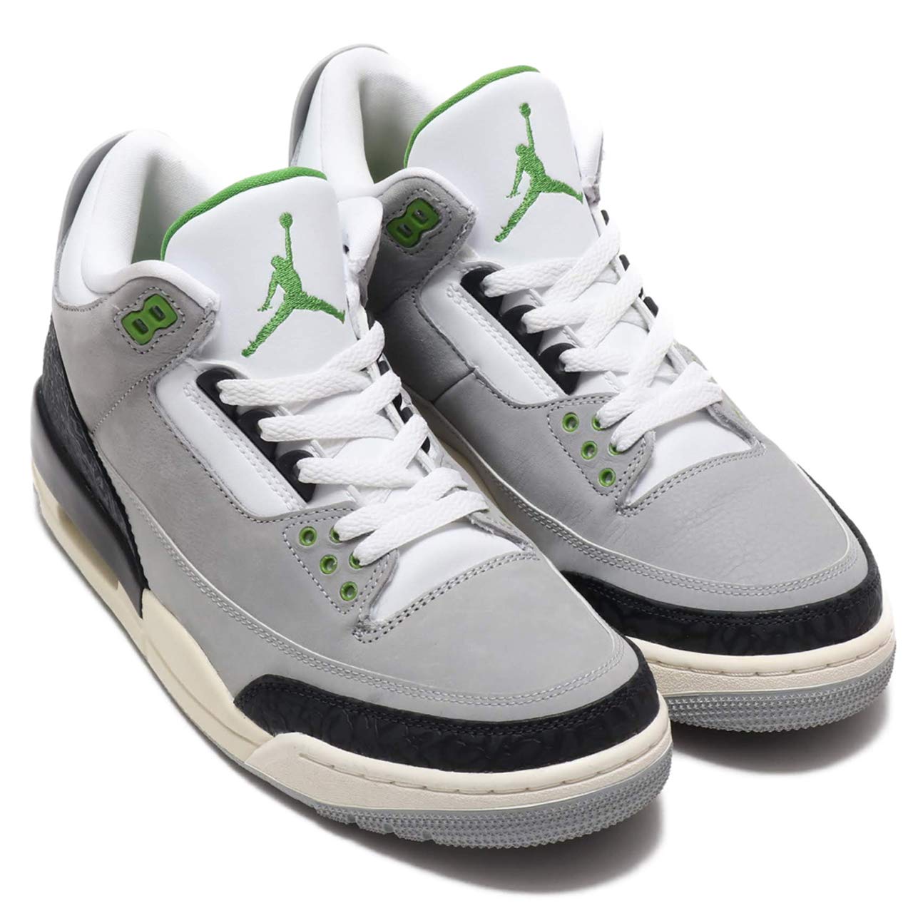 nike 耐克 乔丹 叶绿素绿独立日 经典篮球运动鞋 [air jordan 3 retro