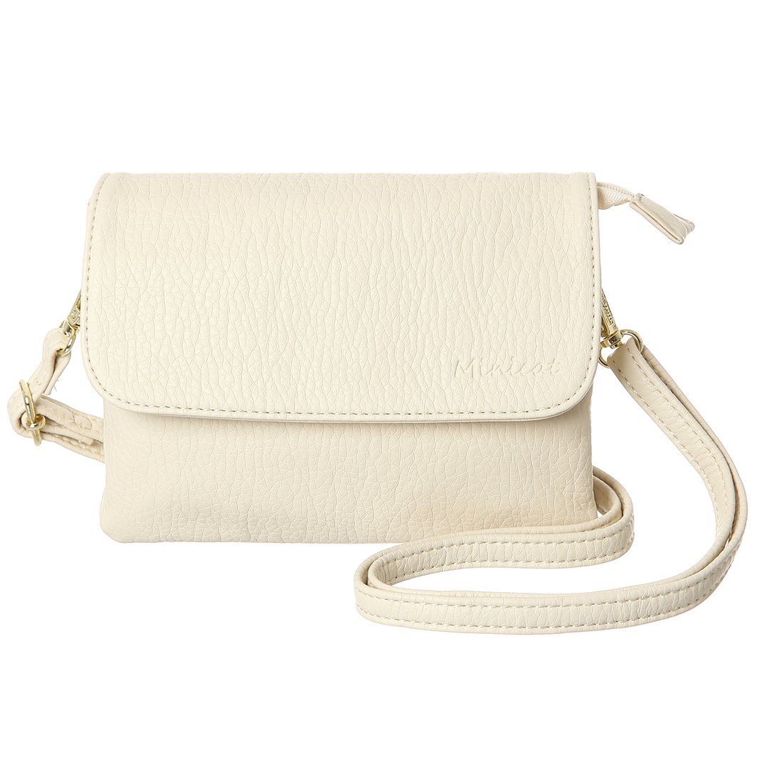 minicat 宽松口袋系列小斜挎包手机钱包女士钱包 beige