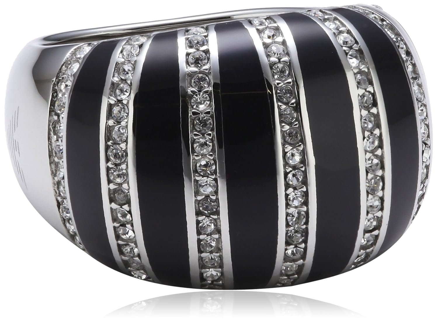 emporio armani 女士戒指不锈钢 egs1676040 白色