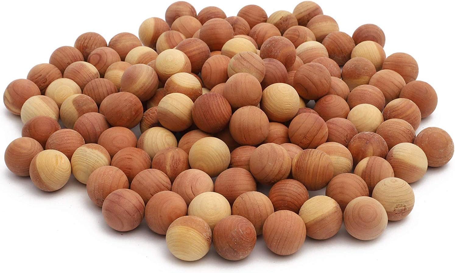 juvale * 天然芳香雪松球,适用于壁橱,收纳(120 个装)