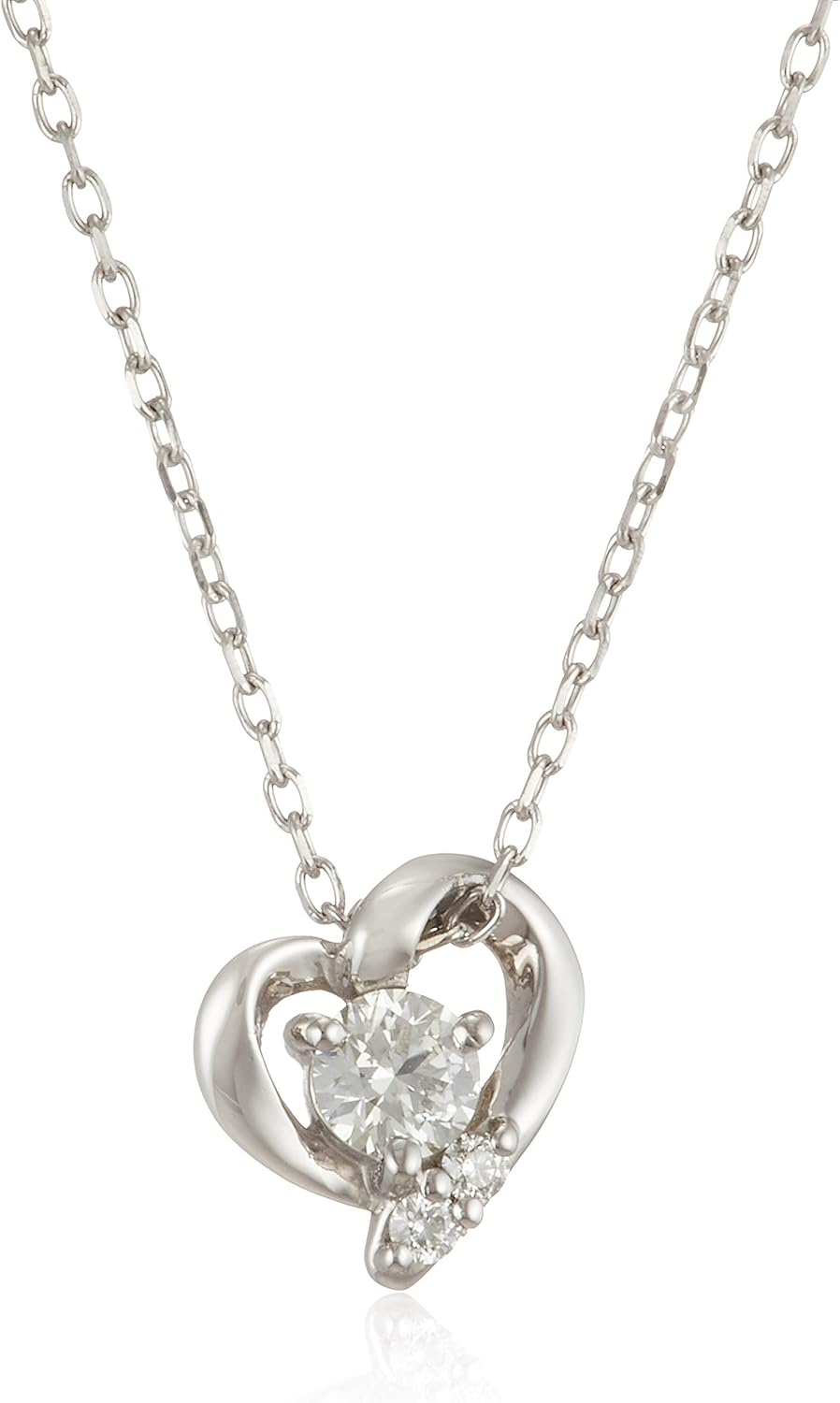 bloom 钻石 铂金心形图案 项链 bpp0b1013940