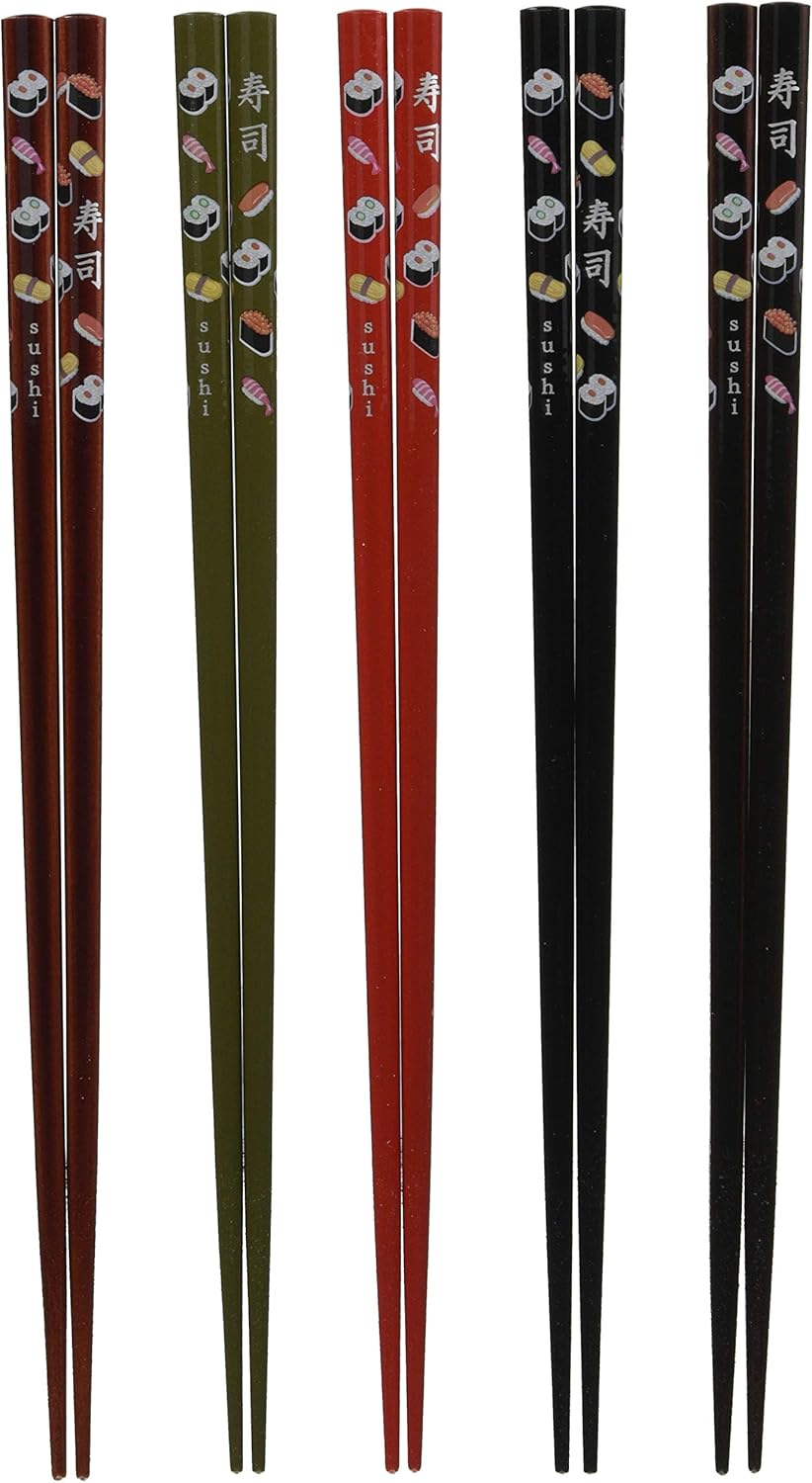 田中筷店 若狭漆筷子 高档汤姆逊5双 寿司筷