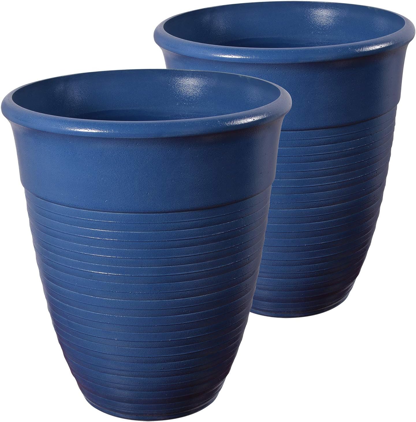 kenroy home 60690bl 蓝铃花盆 2 件装 蓝色