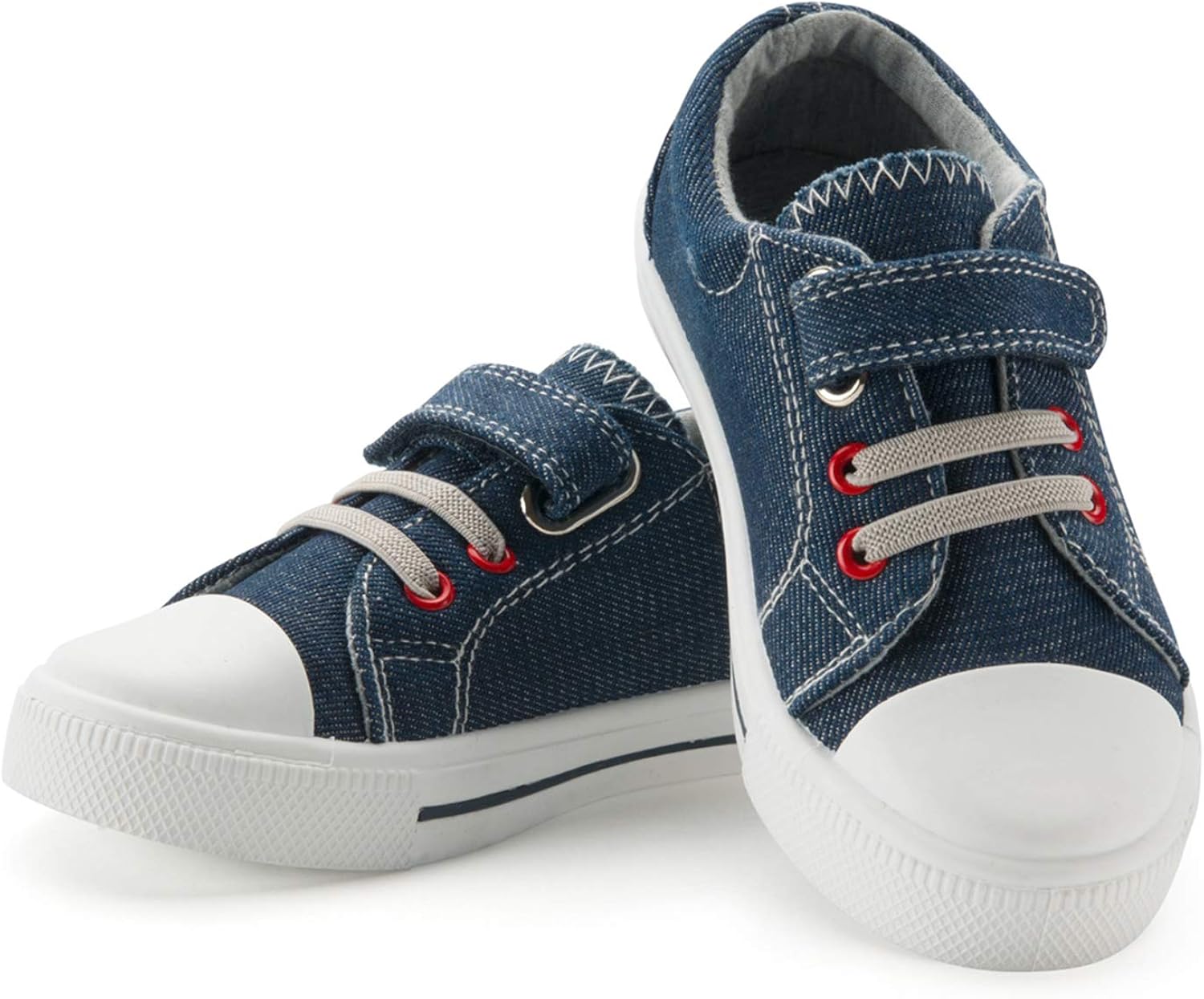 k komforme 男孩女孩儿童运动鞋,带钩环,婴儿帆布鞋