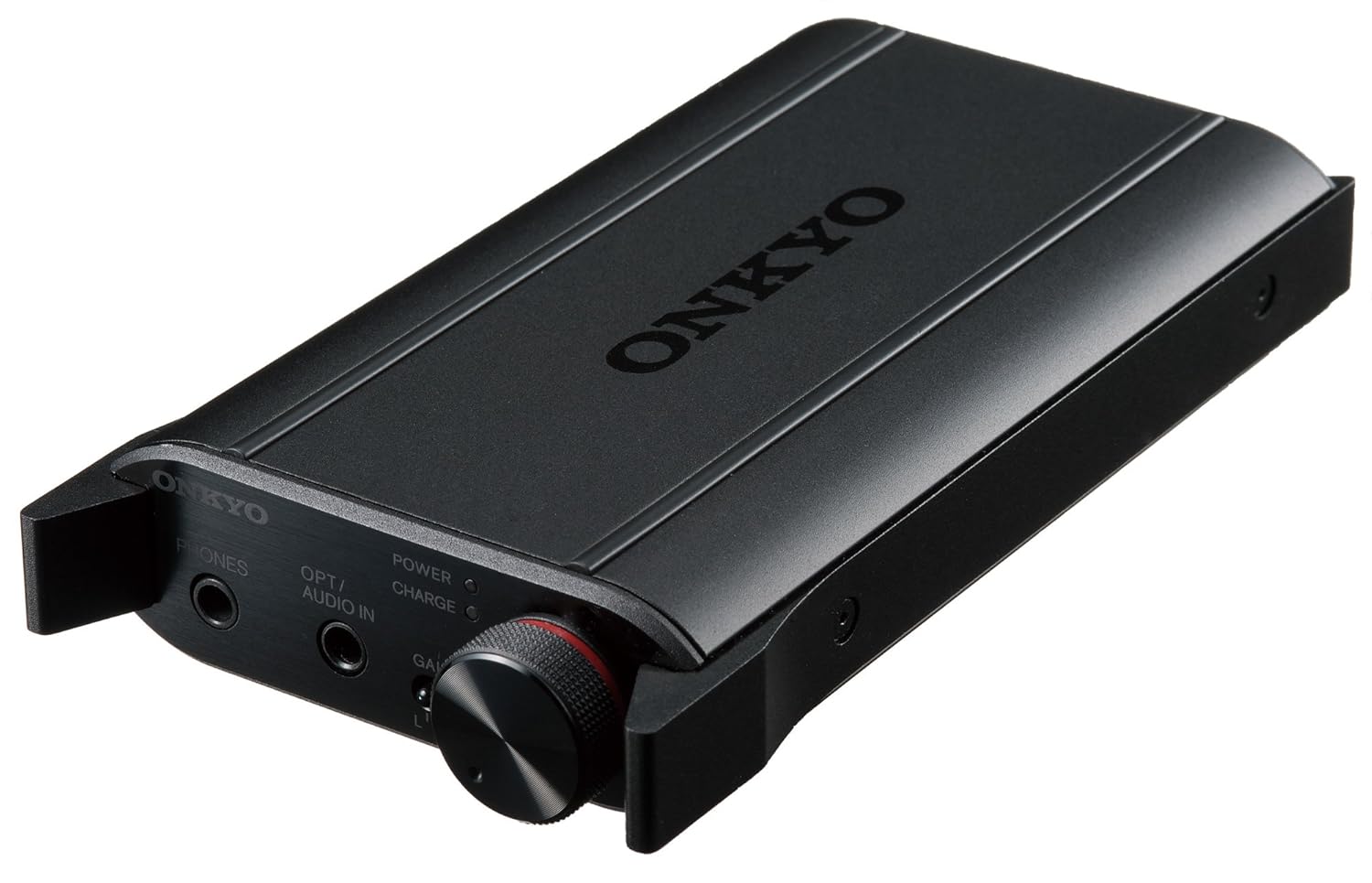 onkyo 便携式耳机放大器 搭载usb-dac 高分辨音质 黑色 dac-ha200(b)