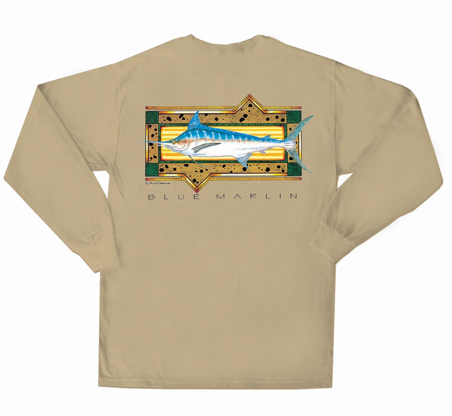 flying fisherman native angler 长袖马林 t 恤