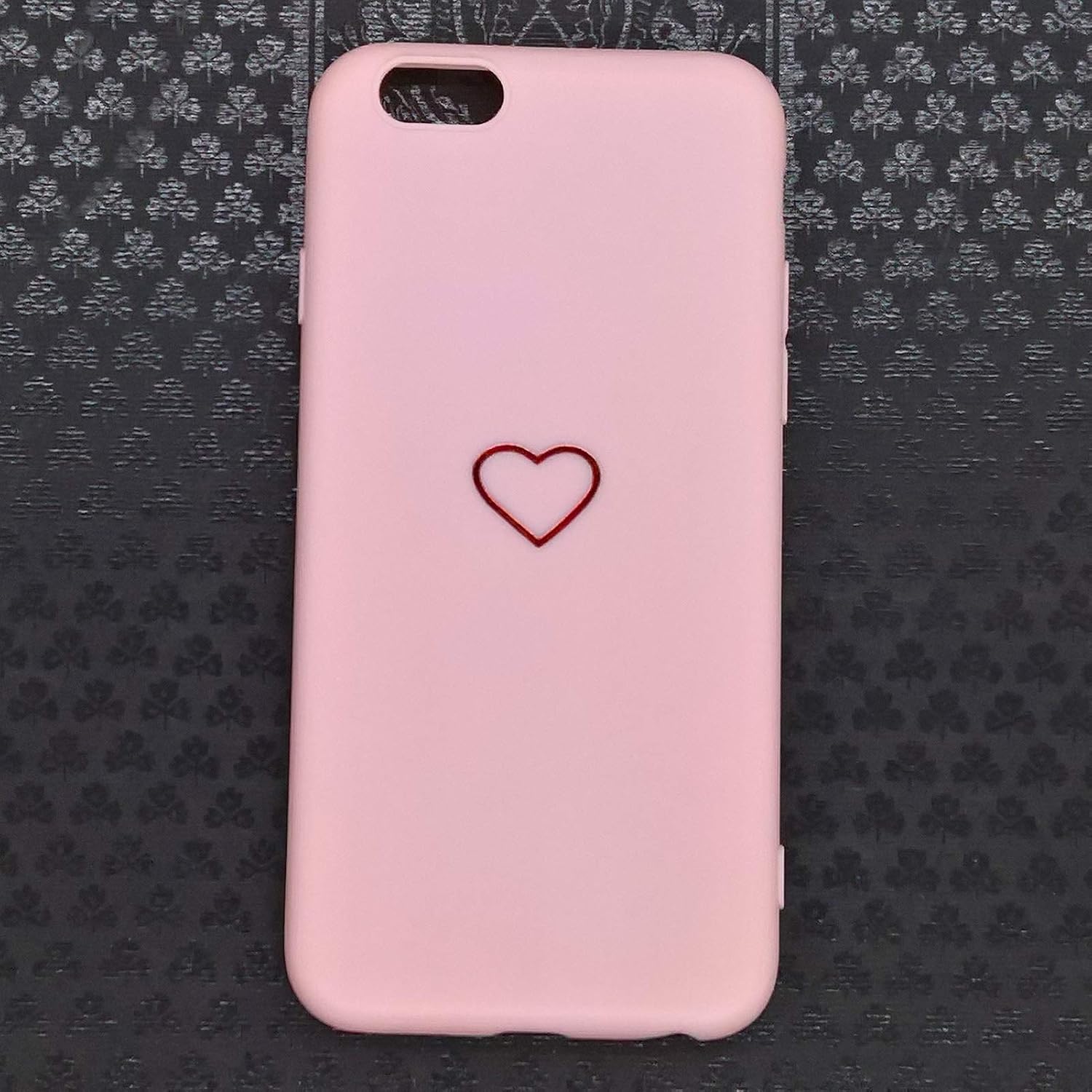 苹果iphone 手机壳,iphone 手机套奢华金属可爱甜心超薄橡胶凝胶 tpu
