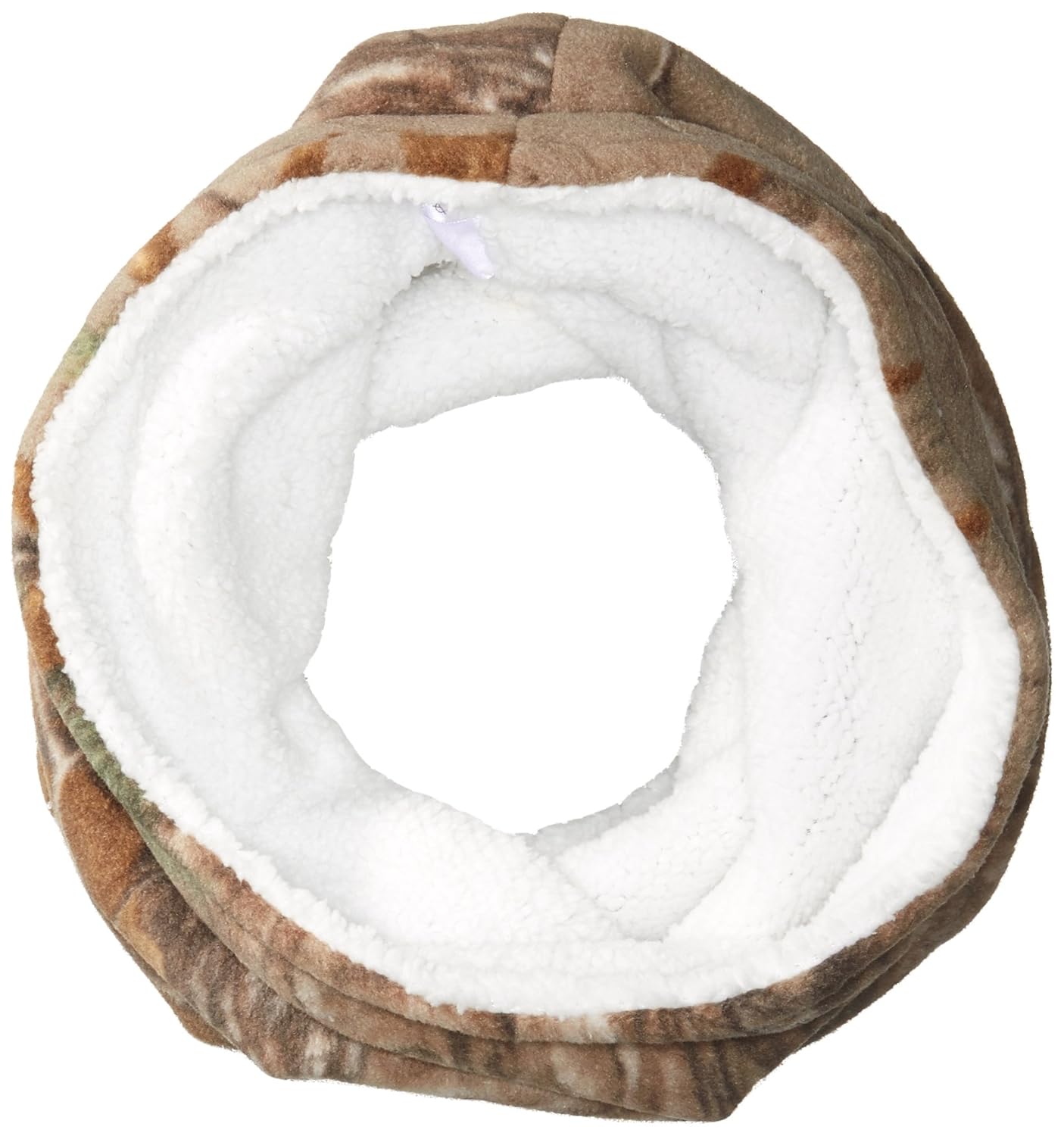 realtree 女式 real tree 印花羊毛 snood 人造毛皮衬里