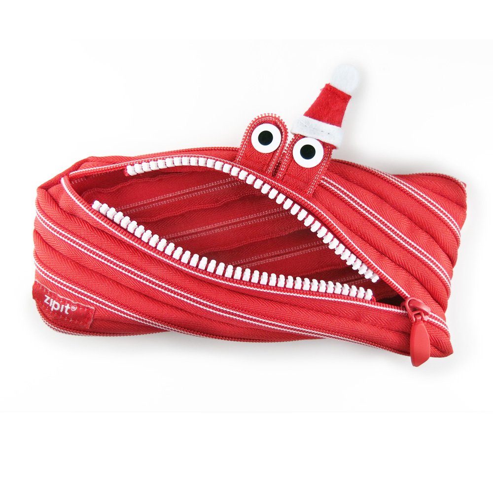 zipit 怪物笔袋 ファスナー サンタ