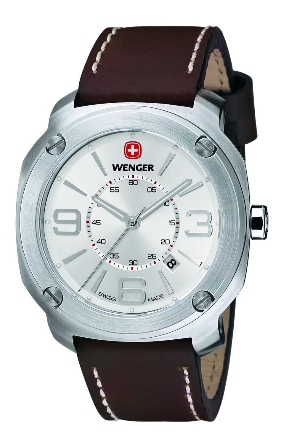 wenger01.1051.101 analog 皮革 棕色 01.1051.101 watches