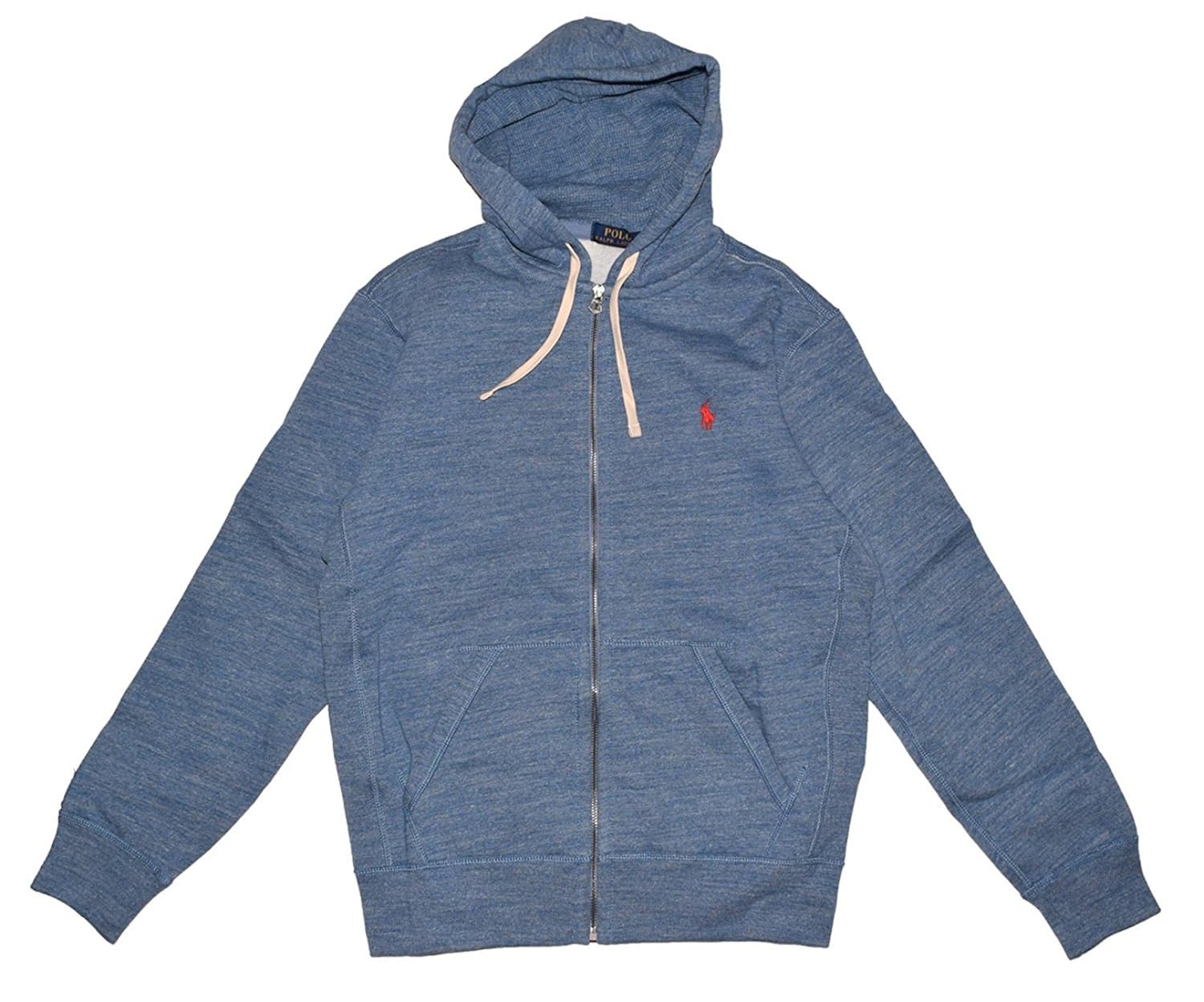 polo ralph lauren mens cotton hoodie, delta blue 三角洲蓝