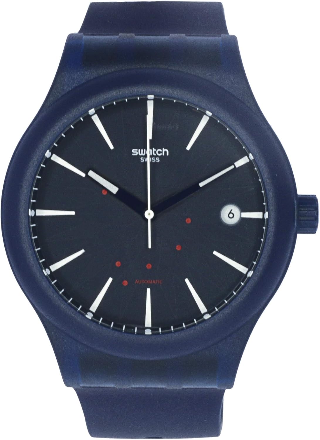 swatch 斯沃琪 瑞士品牌 自动机械男女适用手表 油墨 sutn404