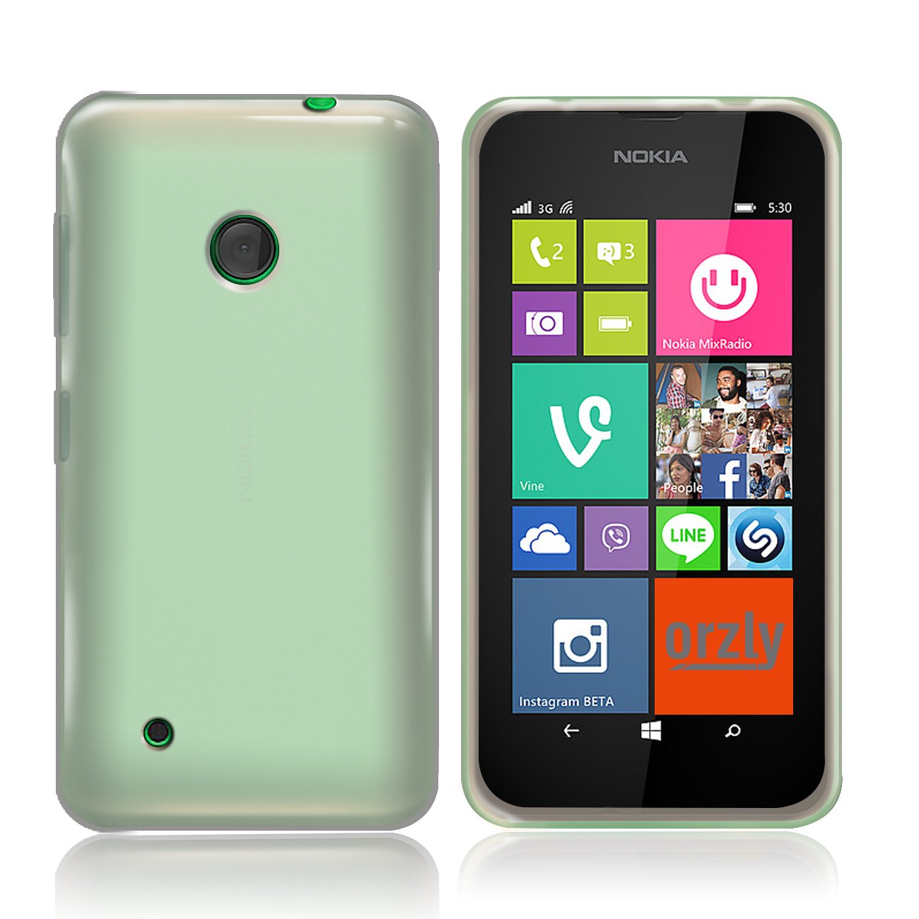 orzly - nokia lumia 530 软胶体 白色