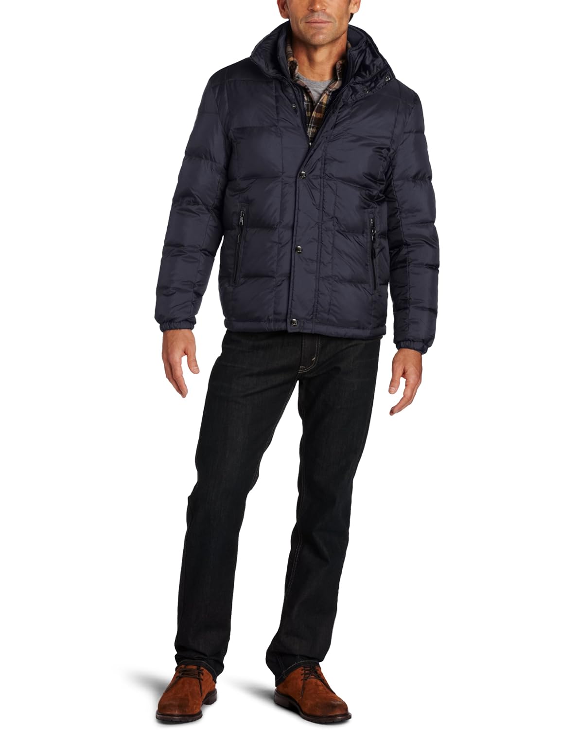 london fog 男式 ripon 羽绒夹克 海蓝色 x-large