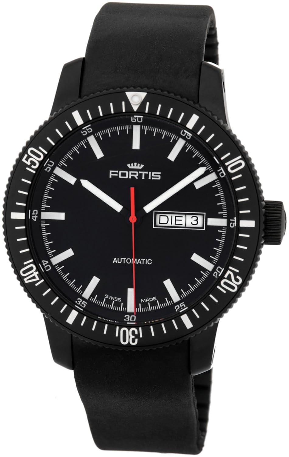 fortis b-42 cosmonautis monolith automatic black