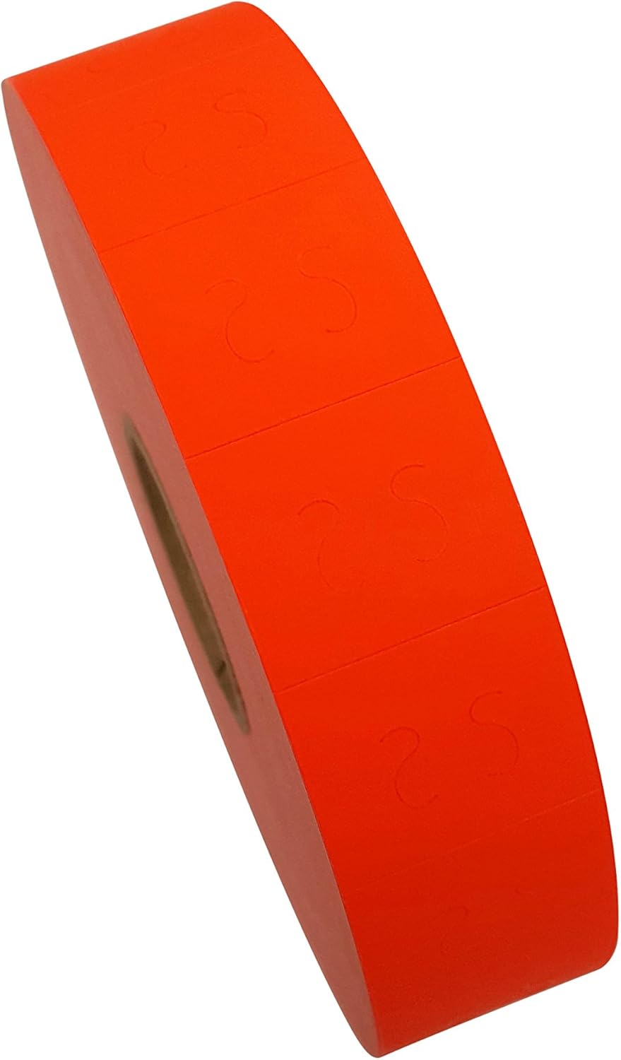 标记标签 2 行,8 卷和 1 个墨水滚轴,可与 monarch 1136 兼容 荧光红