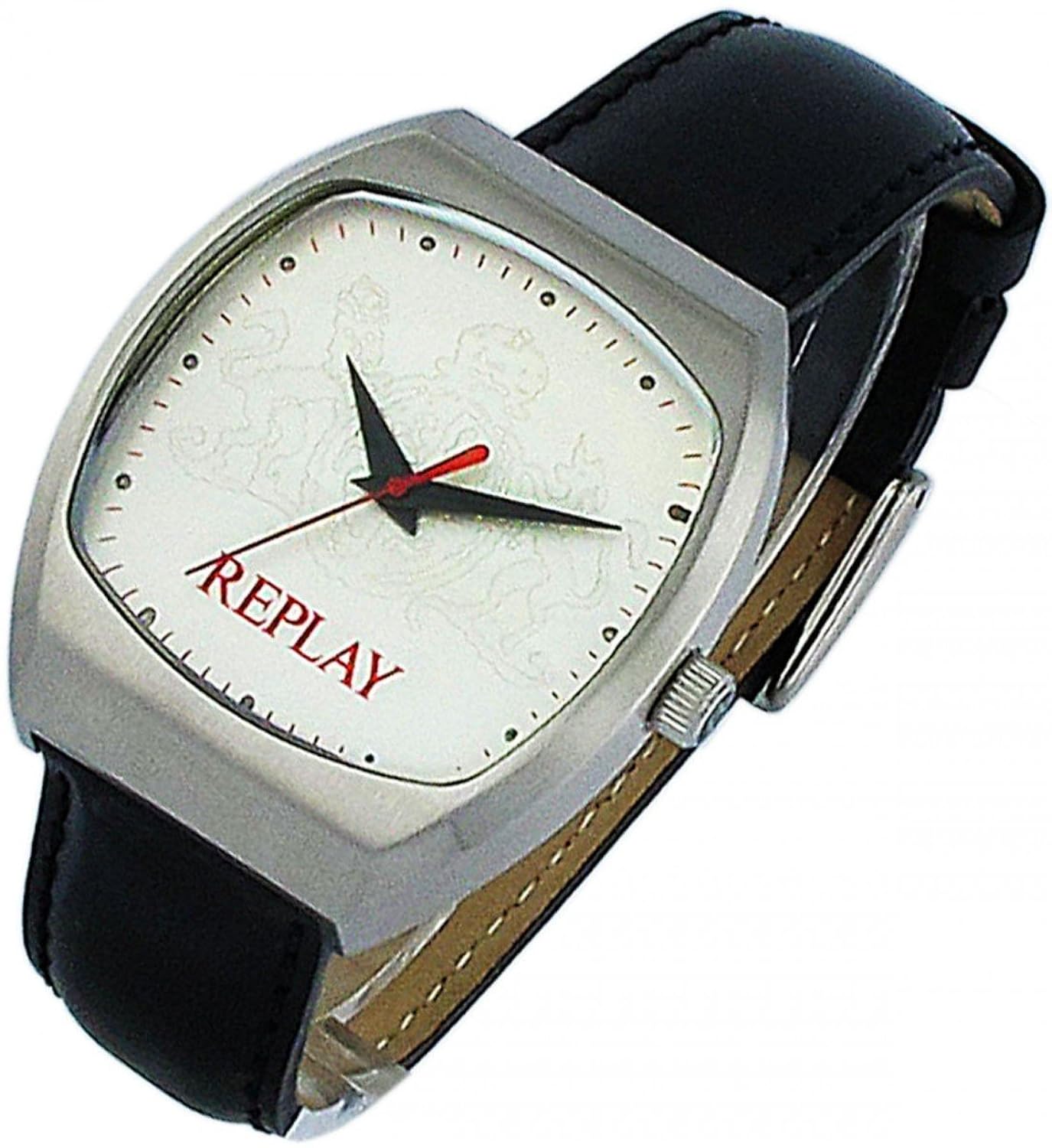 replay gt rw5603ah 石英女式手表,真皮表带