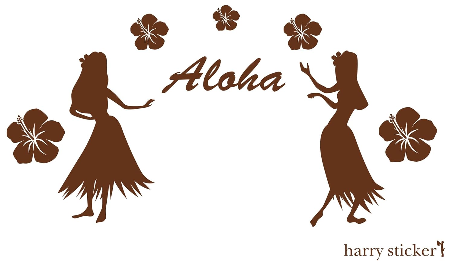 harry sticker 转录式 墙贴 法兰西(hawaiian-hula) ll 约45× 150cm