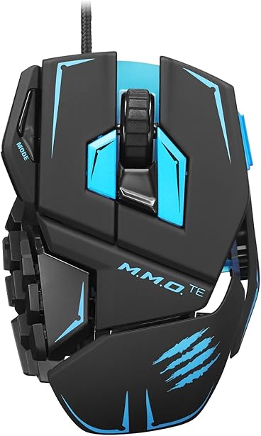 mad catz 赛钛客 m.m.o.te 游戏竞赛鼠标 蓝灵版