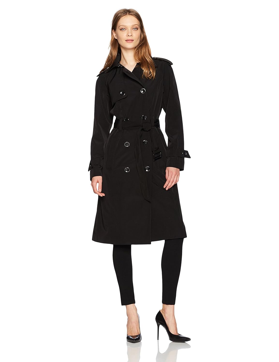 伦敦雾女式 midi-length 风衣