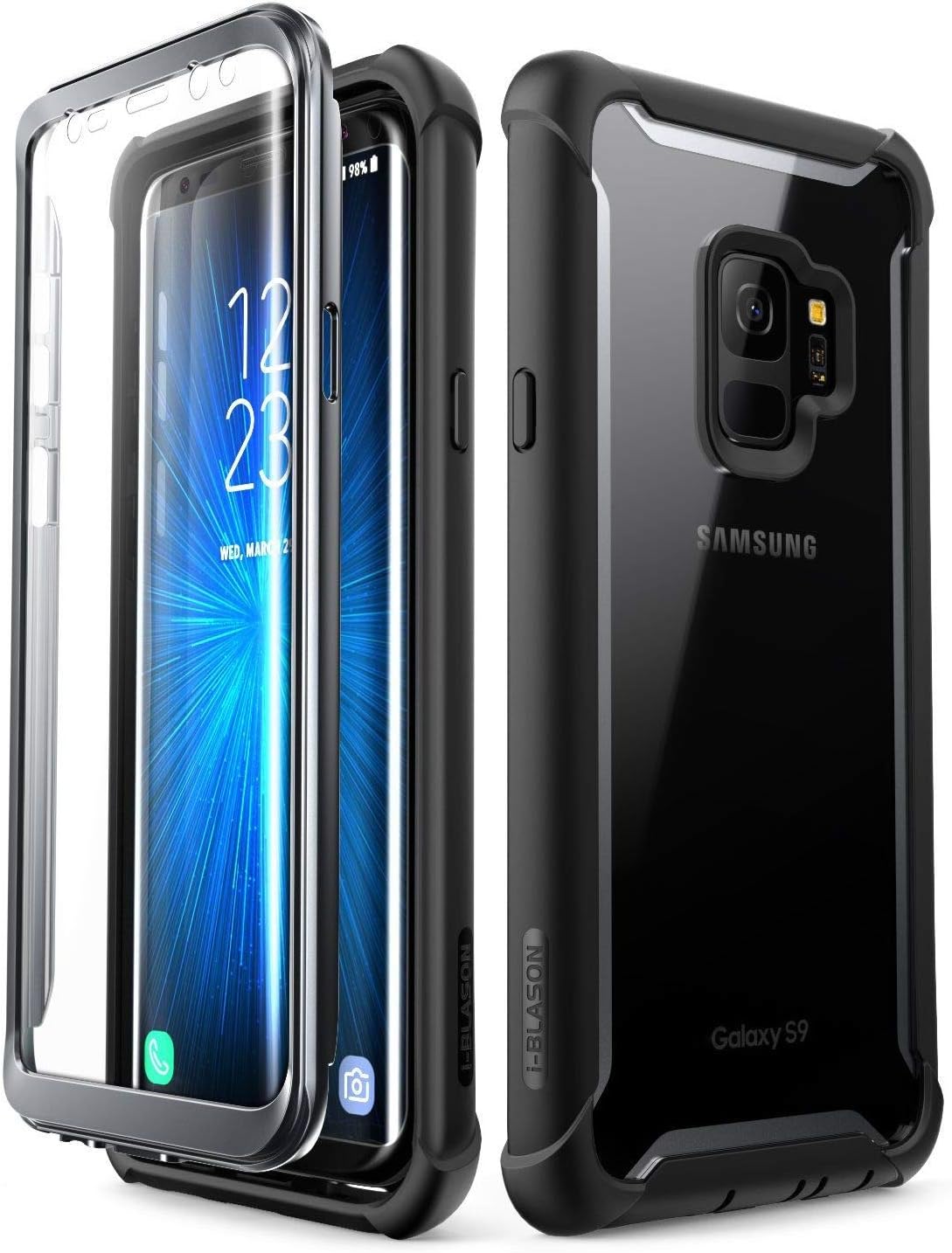 samsung galaxy s9手机壳 i-blason [ ares ] 全包透明防撞保护套内置