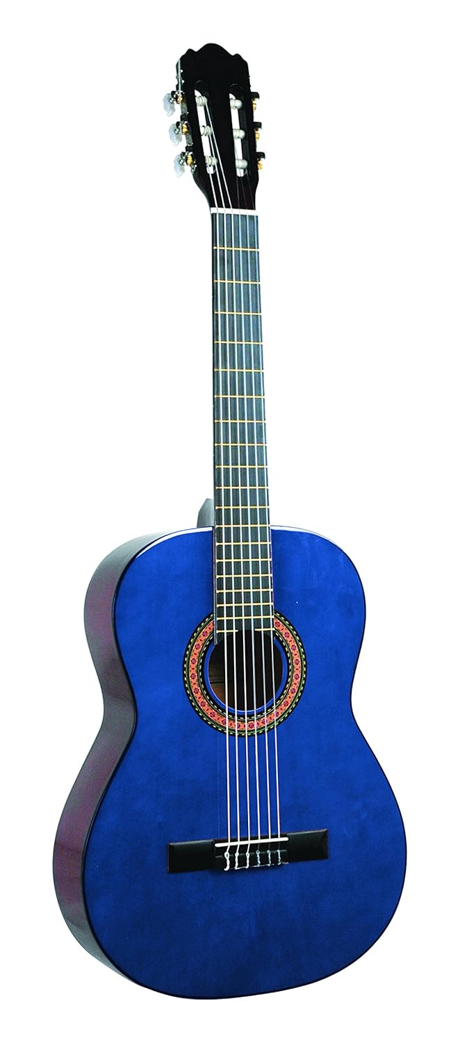 lucida lg-400-bl 学生经典吉他,蓝色