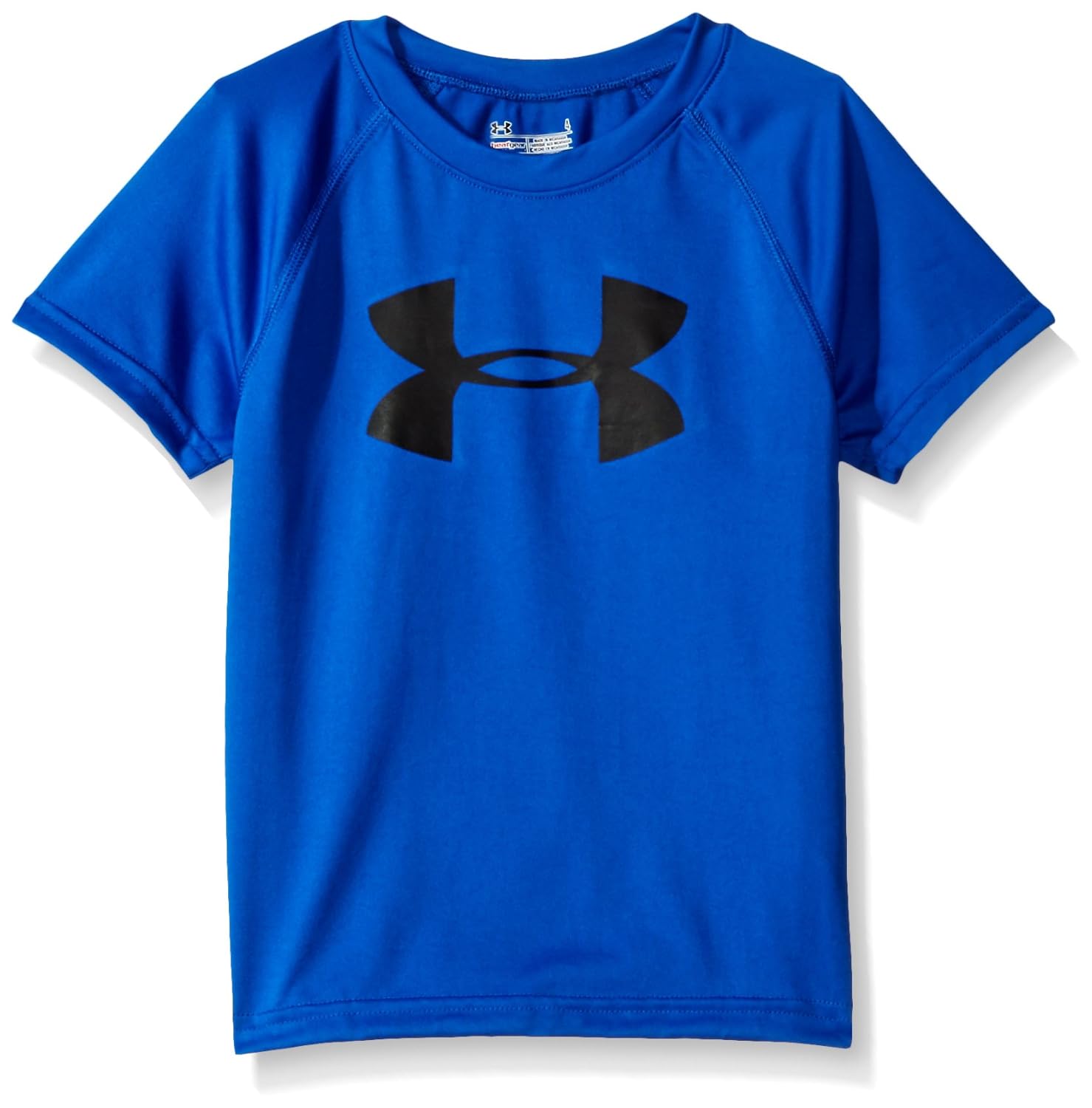 under armour 男孩大标志短袖 t 恤 蓝色 7