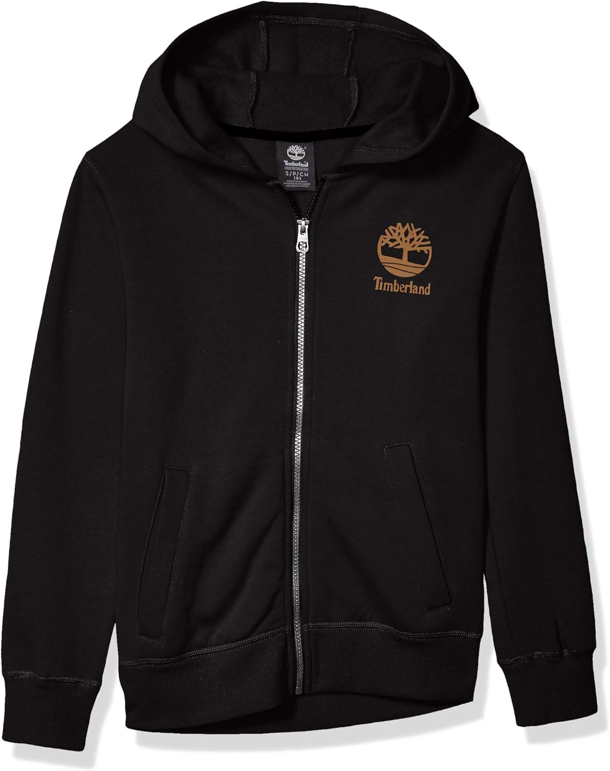 timberland 添柏岚 男孩全拉链连帽标志运动衫