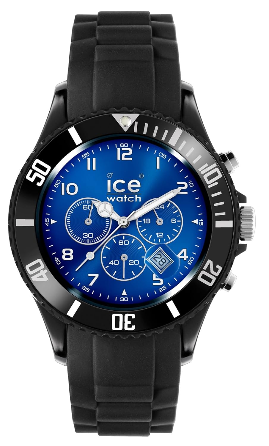 ice watch ice-blue chrono系列 大号 石英 中性表 ib.ch.bbe.b.s.11