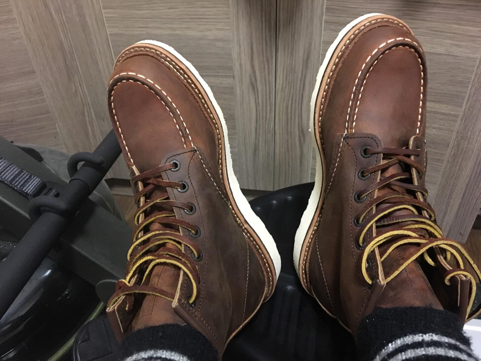 red wing 红翼 6英寸经典软帮系列 男 时装靴 1907d 棕色 39 (us 7)