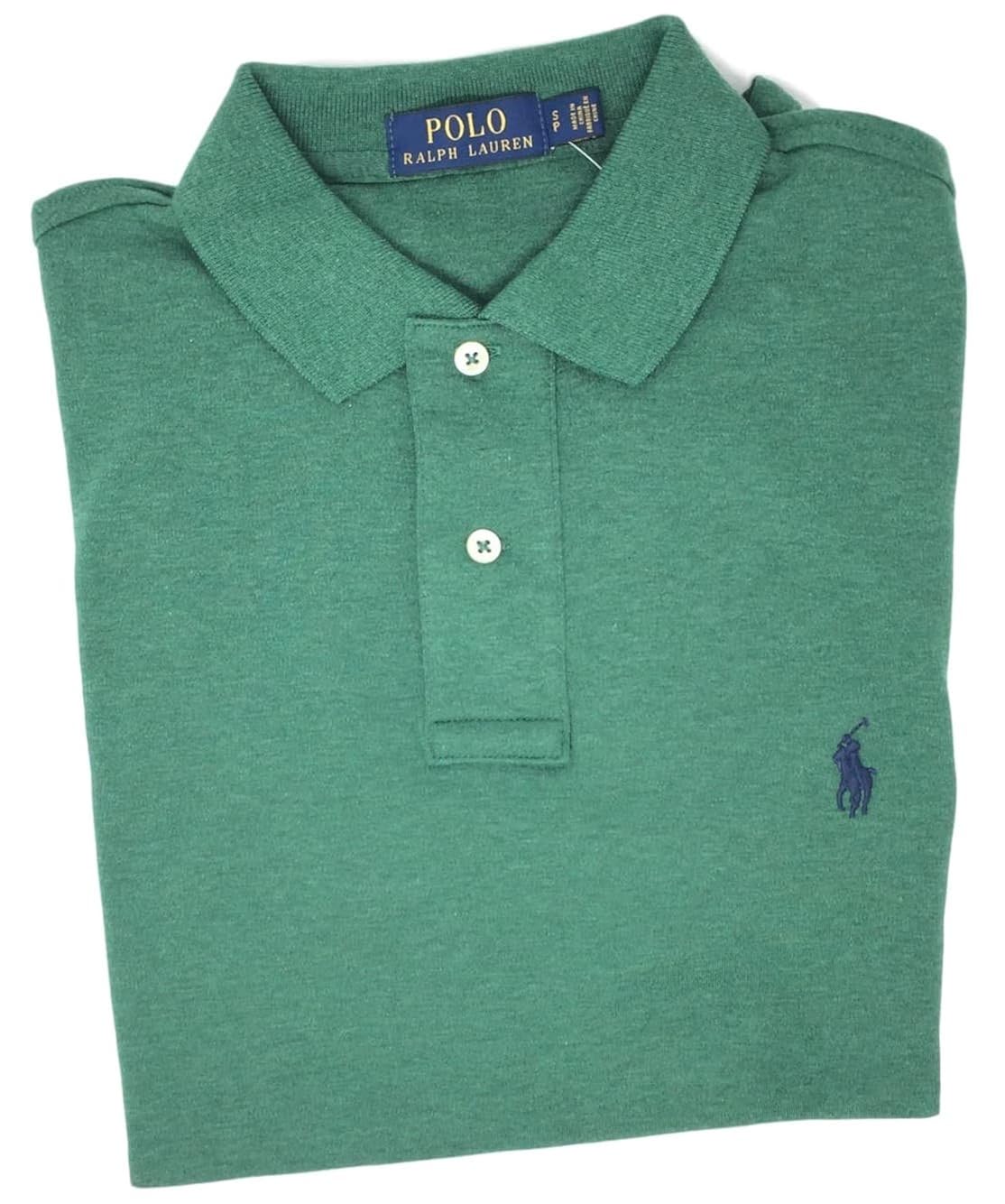 polo ralph lauren 保罗拉夫劳伦 男式 修身t恤 网眼棉 polo衫 绿石楠