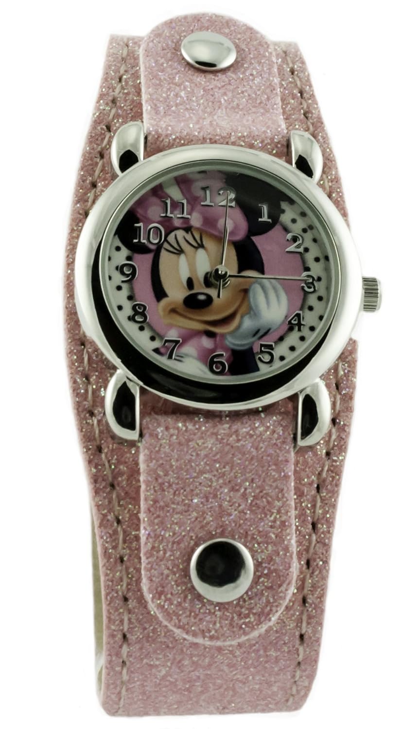 米妮手表带金属 face & 金丝闪光开窗盒
