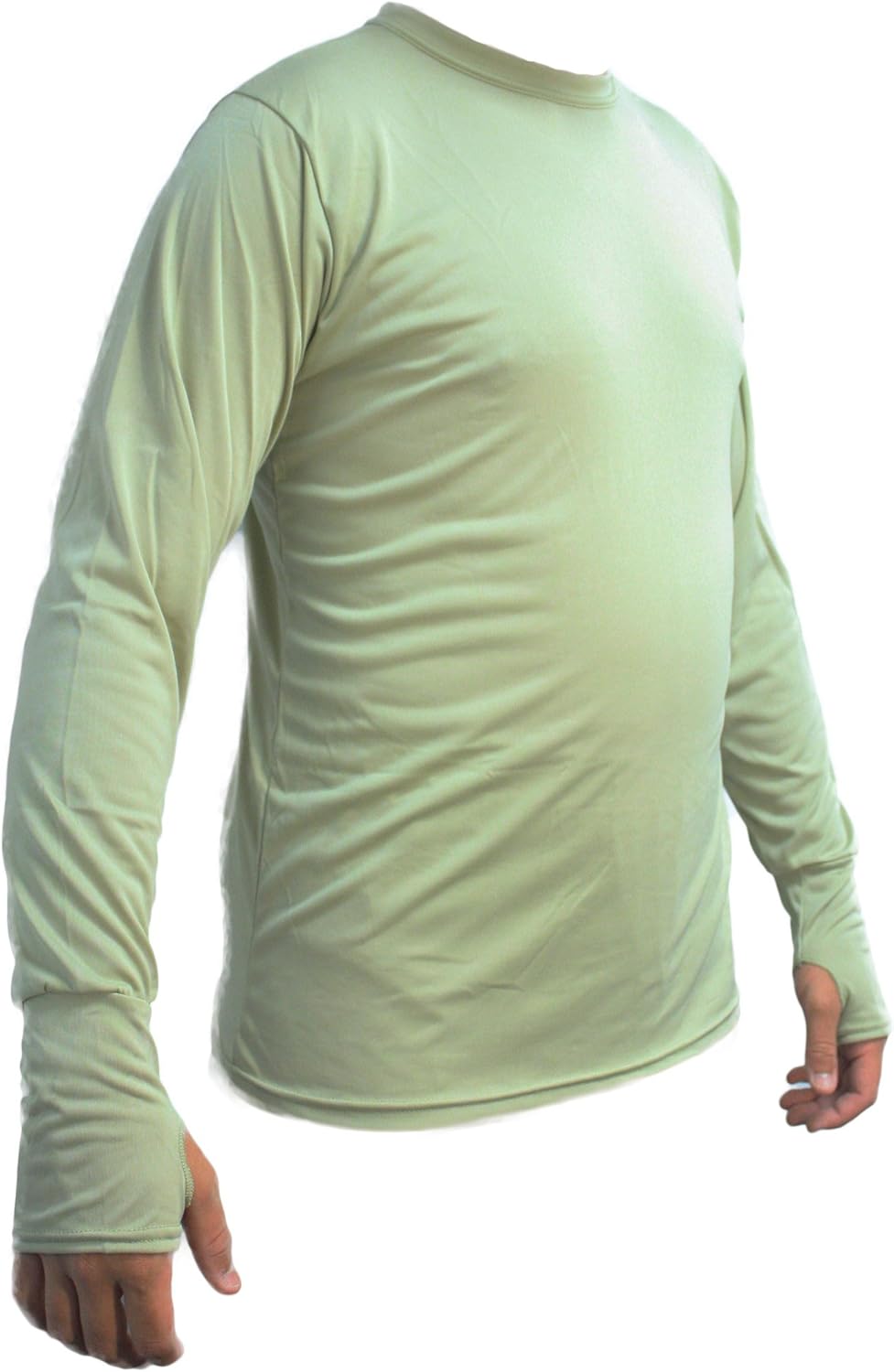 kenyon 男式丝质重量保暖圆领上衣 带拇指袖口