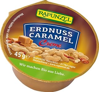 rapunzel erdnuss-caramel creme, 11er pack (11 x 45 g) - bio